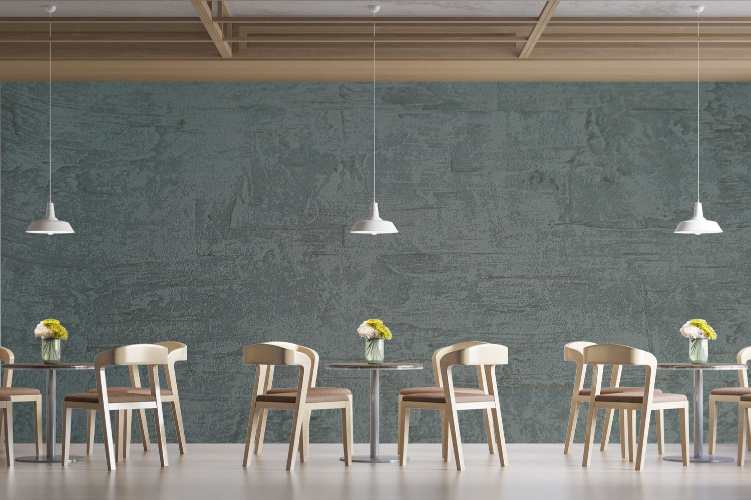 Buy GRAY WALLPAPER( 53CM*10.05M) 5.32sqm- WITH FIXING Online | Construction Finishes | Qetaat.com